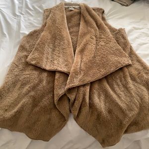 Faux fur vest